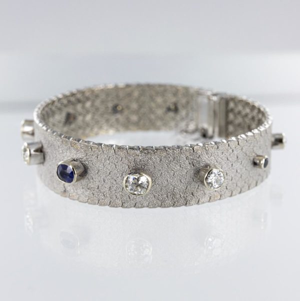 Bracelet saphirs et diamants