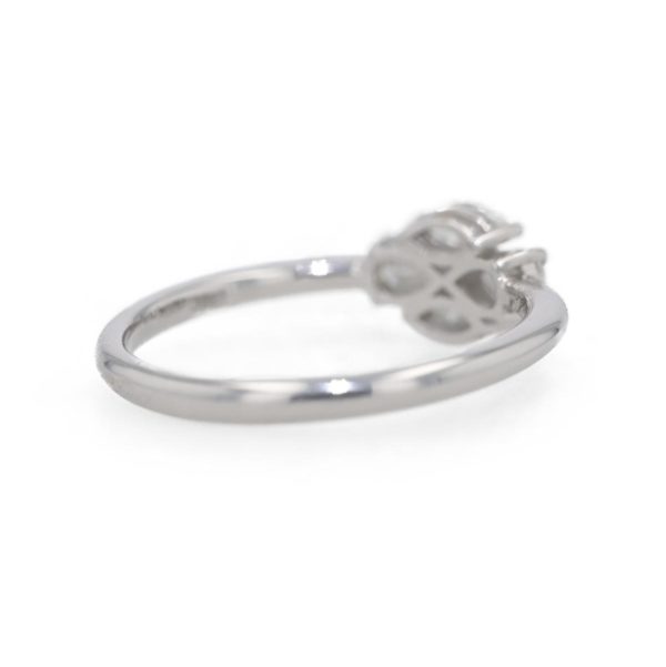 Bague 4 diamants taille poire et navette