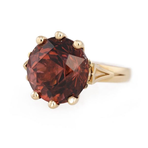 Bague cocktail tourmaline chocolat