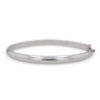 Bracelet jonc rigide ouvrant en or blanc 18 carats