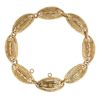 Bracelet ancien filigranes en or jaune 18 carats