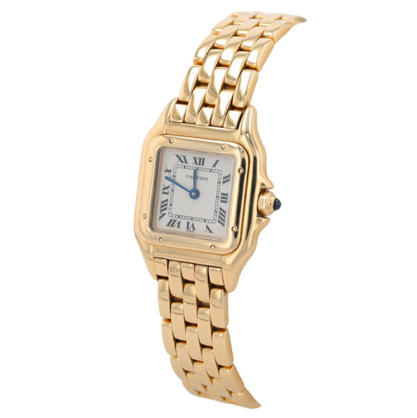 Montre Cartier Panthère femme petit modèle en or jaune 18 carats